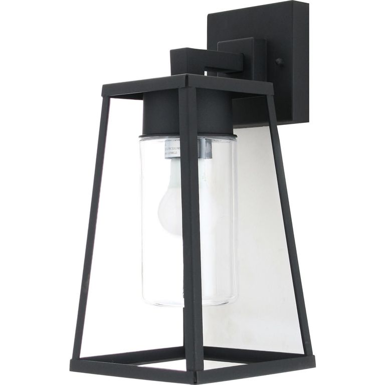 Farol de Muro Moss E27 Negro