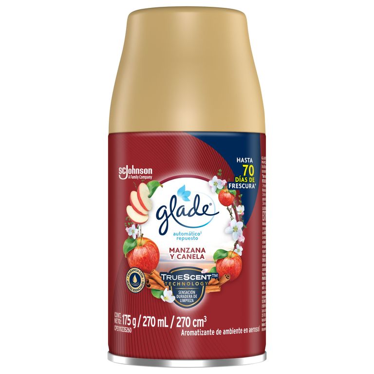 Repuesto Ambientador automático Glade Manzana y Canela 270 ml