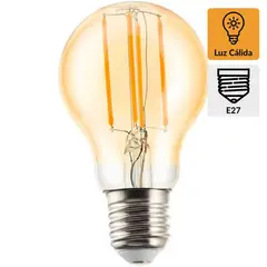 DAIRU - Foco LED Vintage Especial 6W E27 Luz Amarilla
