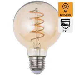 DAIRU - Foco LED Vintage Especial 4W E27 Luz Amarilla