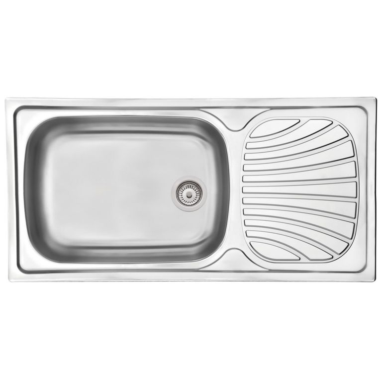 Lavadero de Cocina Tramontina 1 Poza con Escurridor 100x50cm