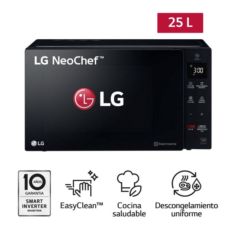 Microondas Lg MS2536GIS 25 L