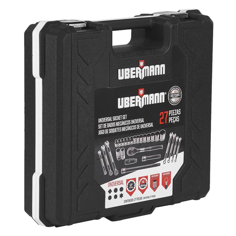 Set De Dados Mecánicos Universal Ubermann 27 Unidades