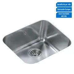 TEKA - Lavadero de Cocina Acero Inoxidable 1 Poza 43x53cm