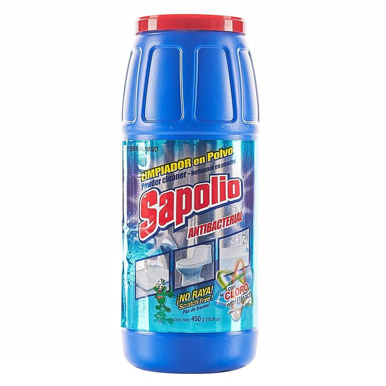 Limpiador en Polvo de Baño Antibacterial Sapolio 450gr.