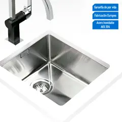 TEKA - Lavadero de Cocina Acero Inoxidable 1 Poza 38x44cm