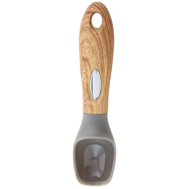 Cuchara para Helado Con Mango de Madera