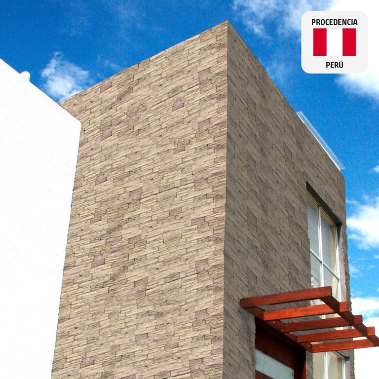 Piedra Kkala Gris Humo 10 x 50cm 0.50m2