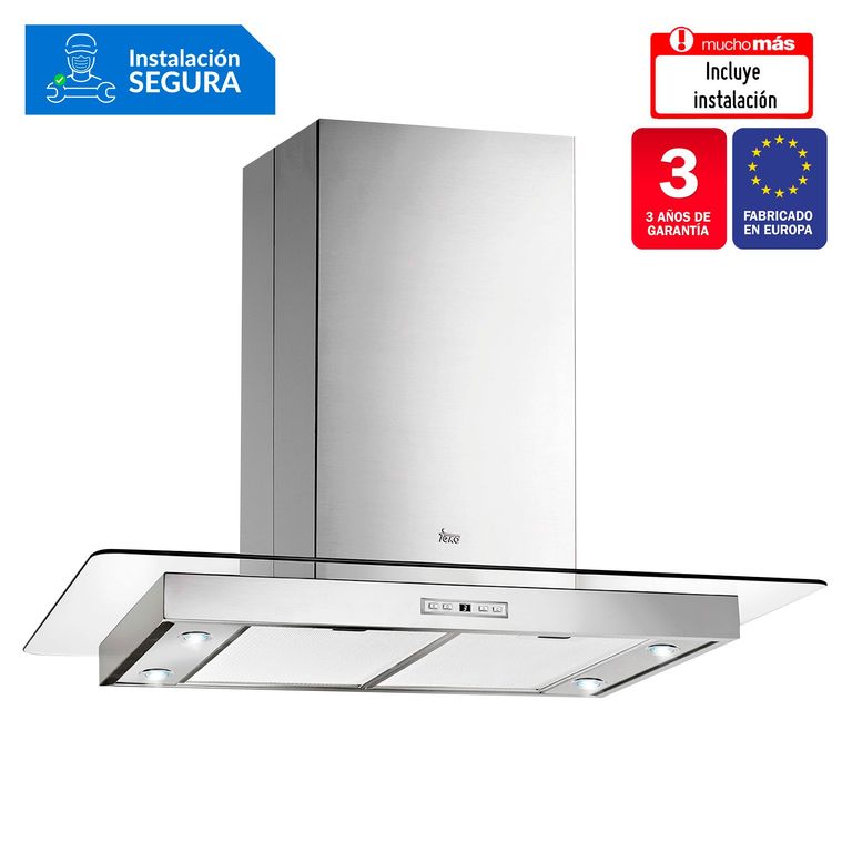 Campana Extractora Teka 90cm DG3 980 ISLA Acero Inox