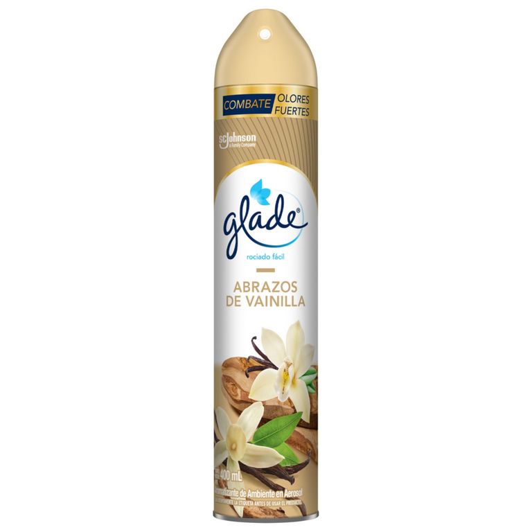 Ambientador en aerosol Glade Abrazos de Vainilla 400ml
