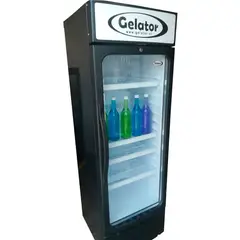 GELATOR - Vitrina Exhibidora 350 Lt SC-408F Negro
