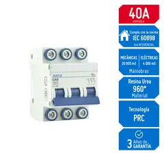 SICA - Interruptor Termomagnético 3x40A