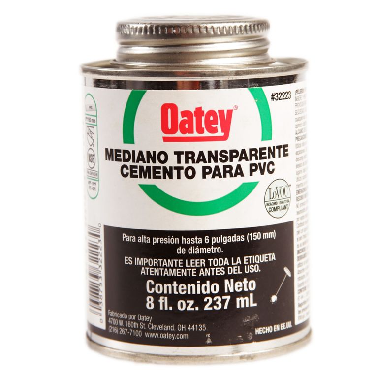 Pegamento para PVC Oatey Negro 237 ml