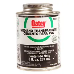 OATEY - Pegamento para PVC Negro 237 ml