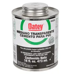 OATEY - Pegamento para PVC Negro 473 ml