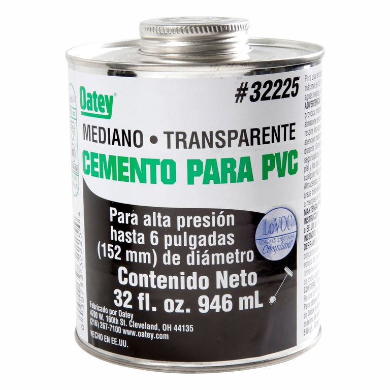 Pegamento para PVC Oatey Negro 946 ml
