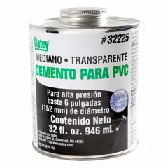 OATEY - Pegamento para PVC Negro 946 ml