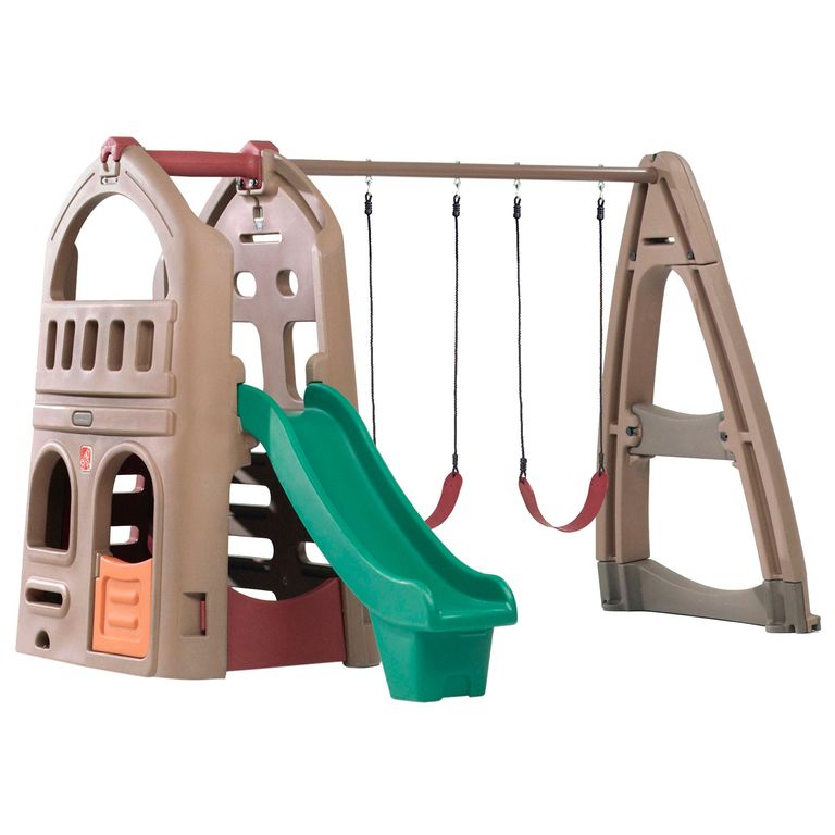 Casita de Juego Escalador y Columpio