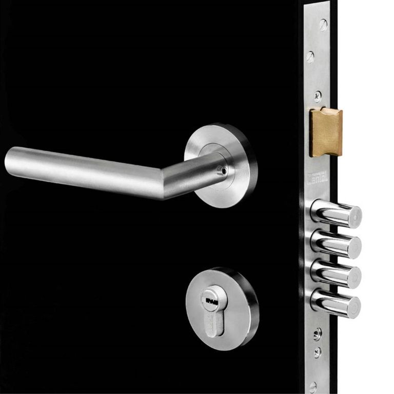 Cerradura de Embutir Principal Estándar Ac Inox Cantol