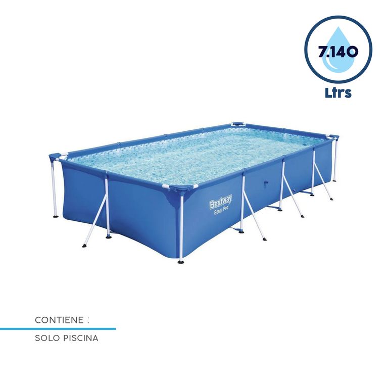 Piscina Estructural Rectangular Bestway 450x200x84cm 7140 litros