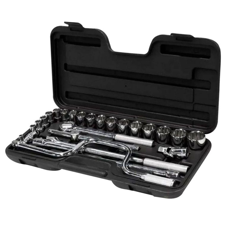 Set 27 Dados Stanley 1/2" Pulgadas
