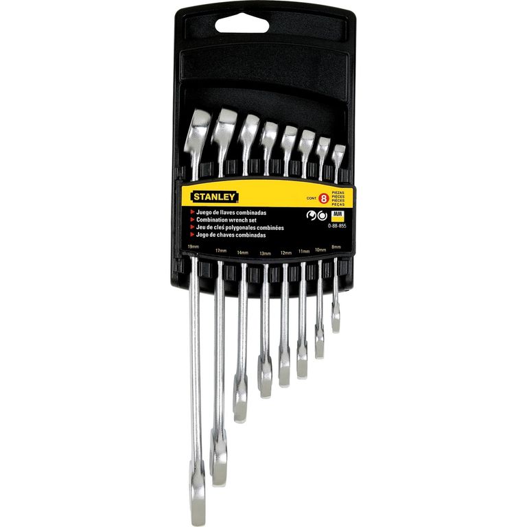 Juego de Llaves Combinadas Stanley 8 Piezas