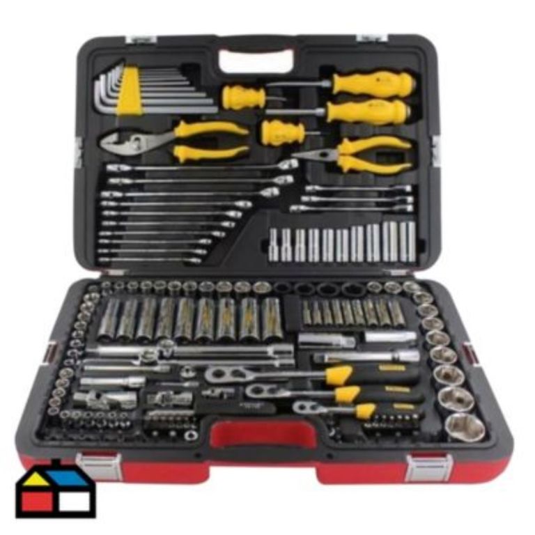 Juego de Herramientas Stanley 150 Piezas Racing