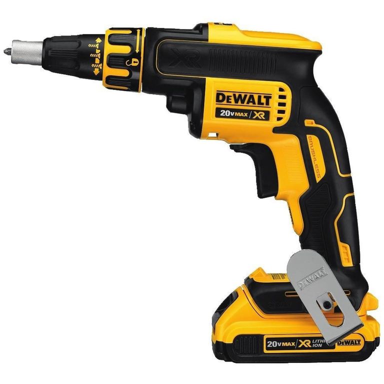 Atornillador Drywall Inalambrico 1/4" 20V BRUSHLESS DCF620D2 Dewalt