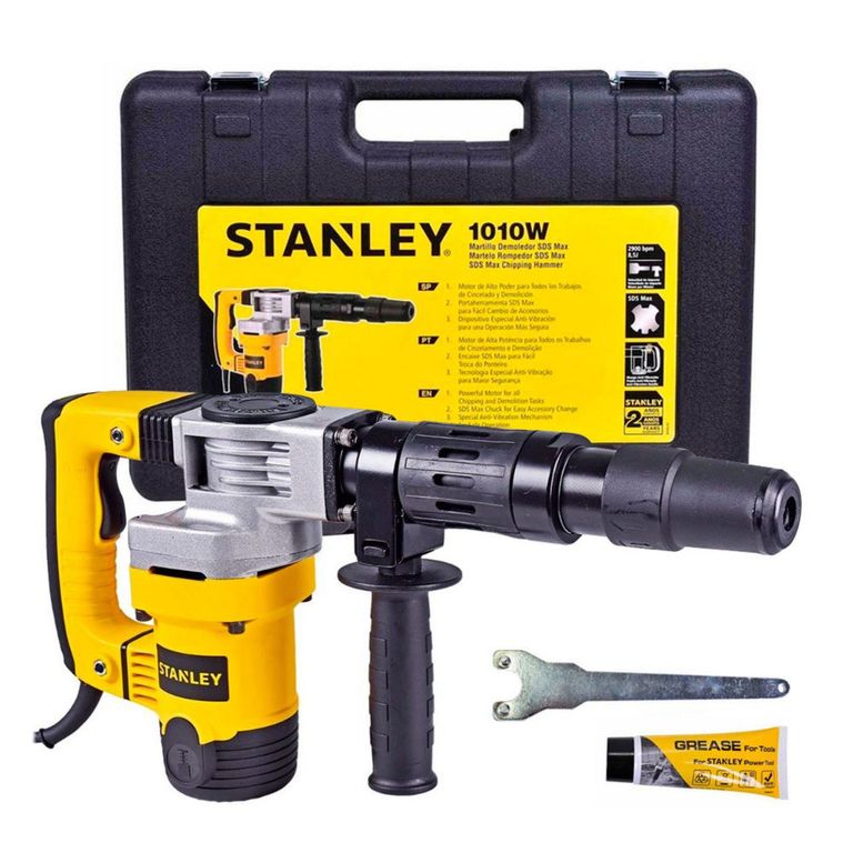 Martillo Demoledor SDS Max Stanley 1010W SHM5K