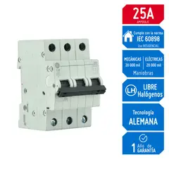 GENERAL ELECTRIC - Interruptor Termomagnético 3x25A GE