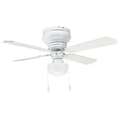JUST HOME COLLECTION - Ventilador de Techo Ismay 1L 4Asp Bco 45 W
