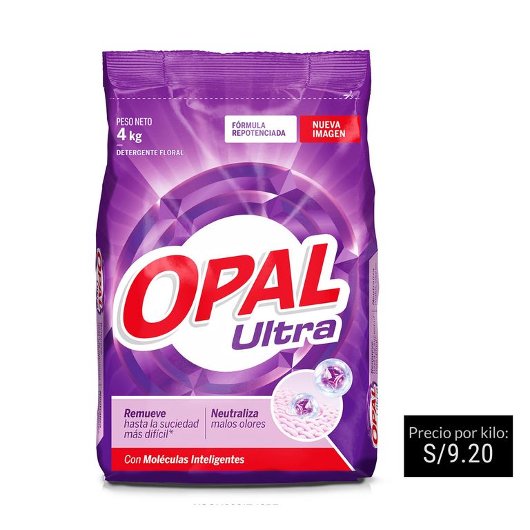 Detergente En Polvo Ultra 4Kg Opal