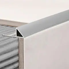 KANTU - Deco Borde Diagonal 12.5mm Aluminio