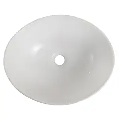 SENSI DACQUA - Lavamanos para Sobreponer Ovalado Blanco