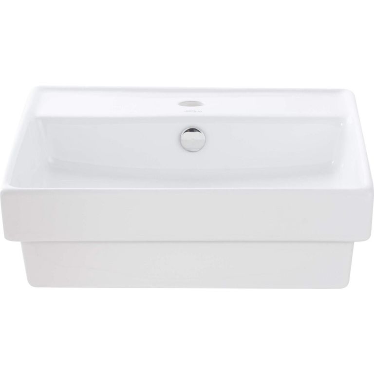 Lavamanos para Empotrar A Mueble Cuadrado Blanco 47x47cm