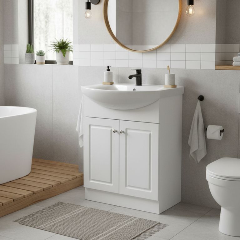 Mueble de Baño Vanitorio San Remo Blanco