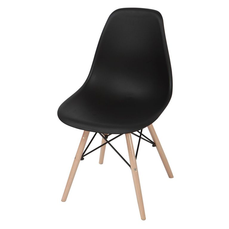 Silla de Comedor Eames Negro