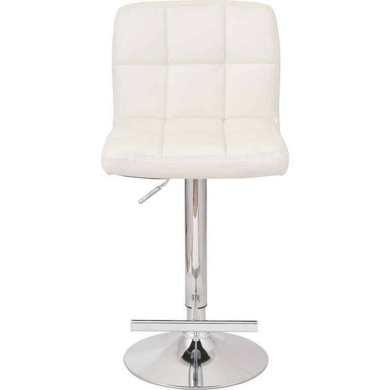 Silla Bar acolchada Blanco