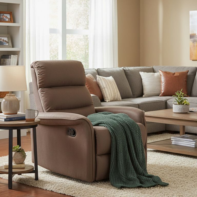 Sillón Reclinable 1 Cuerpo Portofino Chocolate
