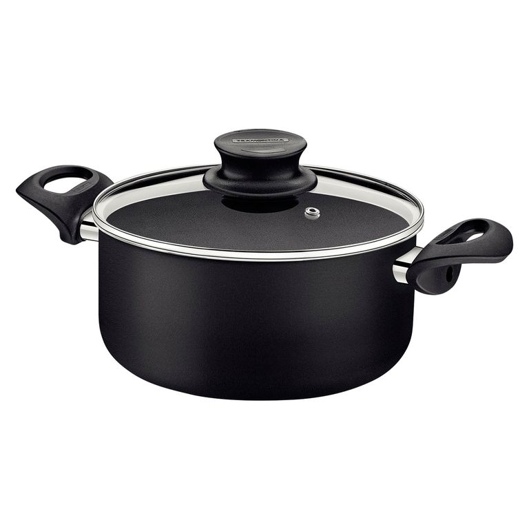 Olla con Asas 24cm Negro París