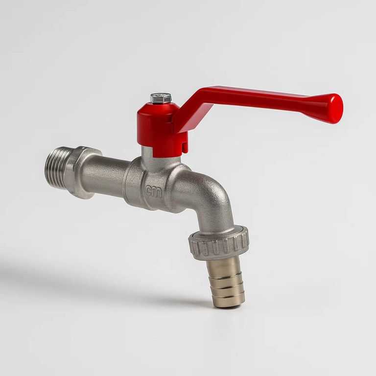 Llave Jardinera Esférica 1/2" Cromada CIM