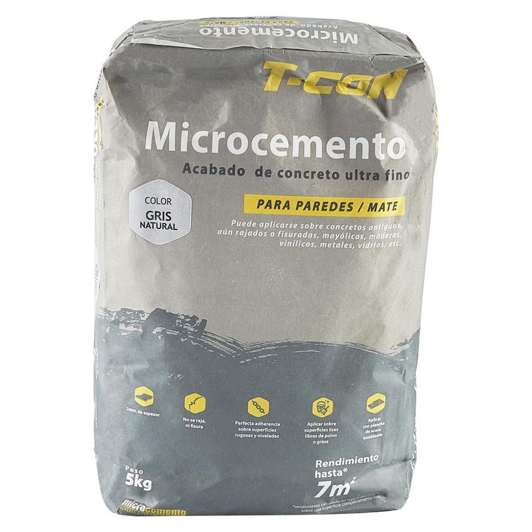 Microcemento Pared Satinado ultra fino