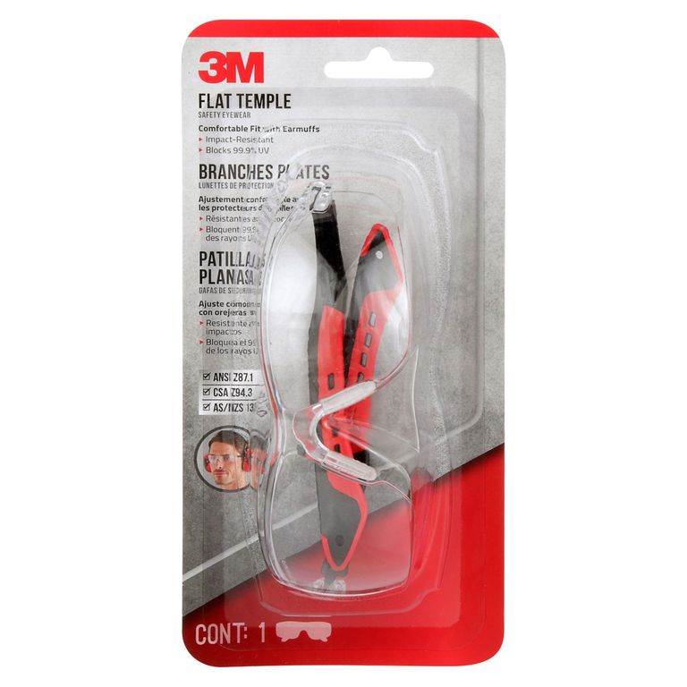 Lentes de Seguridad 3M Alto Impacto Luna Clara