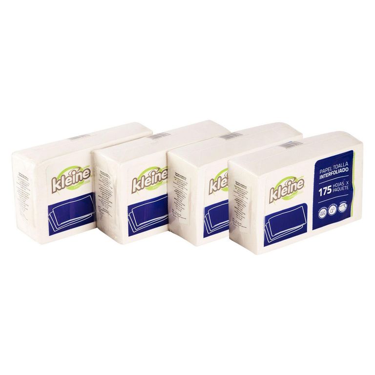 Papel Toalla Interfoleado 4 Paquetes 175 Hojas