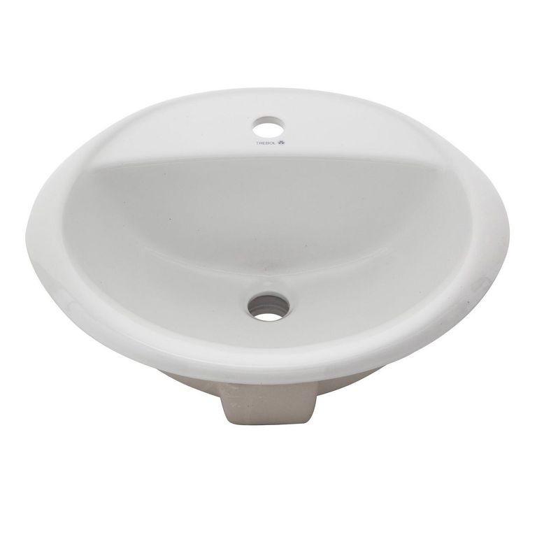 Lavamanos para Empotrar A Mueble Trebol Ovalin Sonnet Blanco