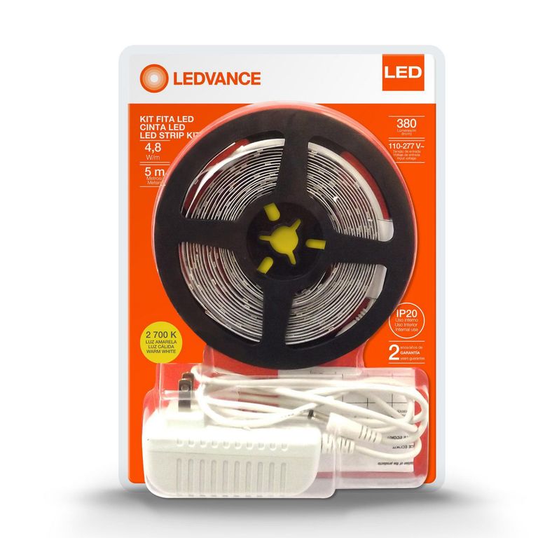 Kit Cinta LED Interior 4.8W Luz Cálida