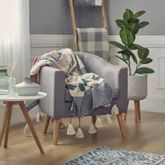 JUST HOME COLLECTION - Sillón 1 Cuerpo Lucia Gris