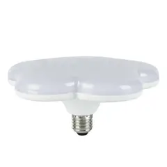 LIGHTECH - Foco Ufo Led Flor 24W E27 Blanco Luz Blanca 18Cm