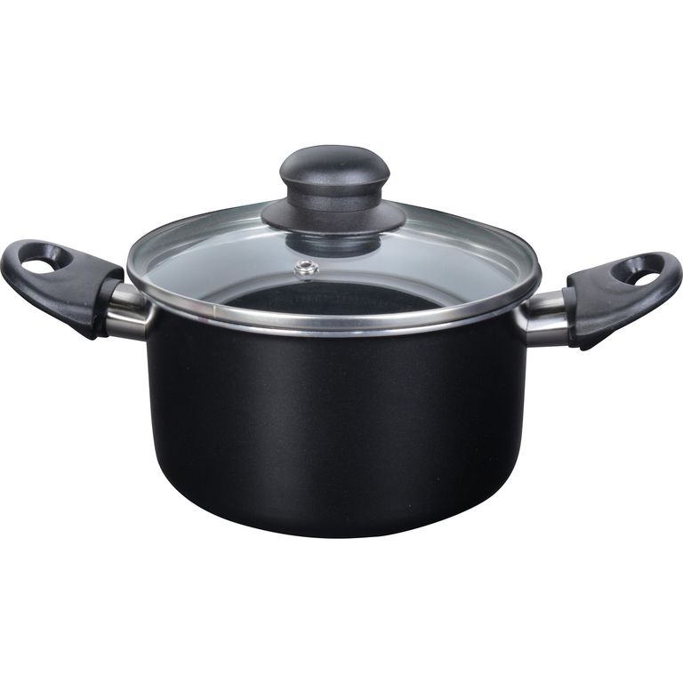 De Aluminio 16 cm 1.7 l Negro HJSC-O16K