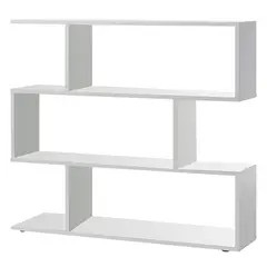 MUEBLES GAUDI - Estante Benedetto de 2 Repisas Blanco